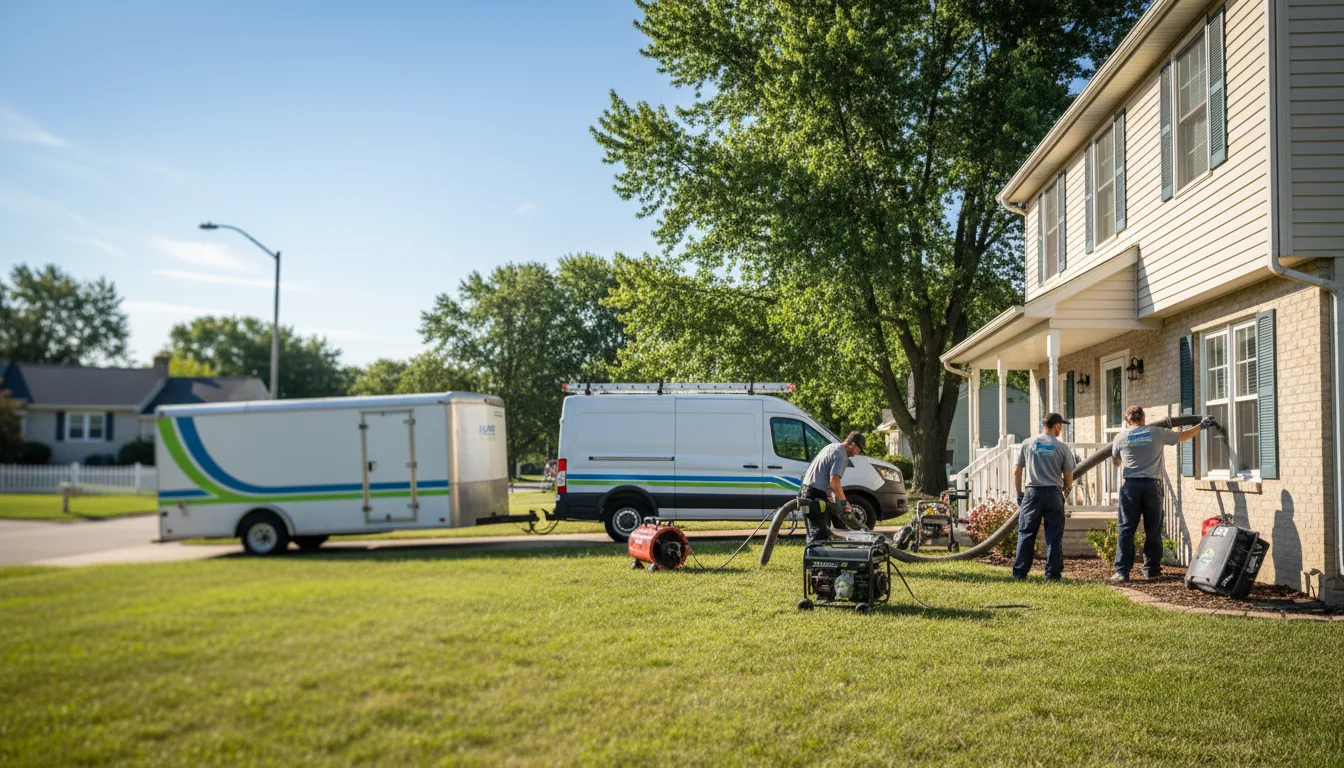 Flooded Basement Restoration And Cleanup With Repair in Clutier, IA near me